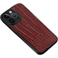 thumbnail image 1 of Personalized Slim Business Crocodile Pattern PU+PC Phone Case Compatible with Samsung Galaxy S23 S22 S21 S20 Ultra Plus FE Back Cover. Luxury Edge Reinforced Bumper(Red,S22 Ultra), 1 of 7