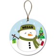 thumbnail image 1 of Personalized Snowman Ornament, 1 of 1