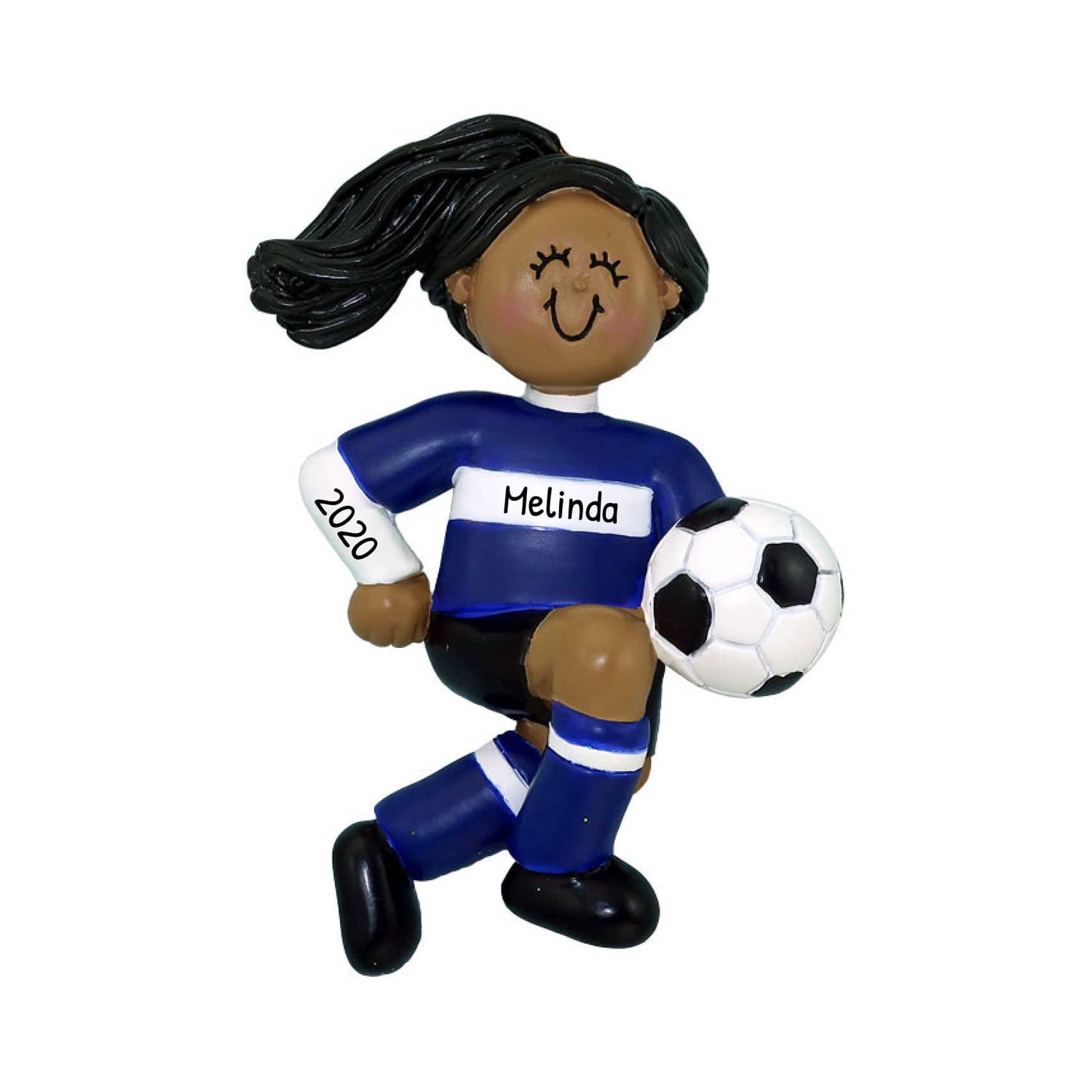 Personalized Soccer Ornament Soccer Player Ornament, Soccer Ball