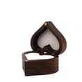 thumbnail image 1 of Personalized Solid Wood Ring Box For Studs Earrings Pendants Jewelry Storage Box, 1 of 7