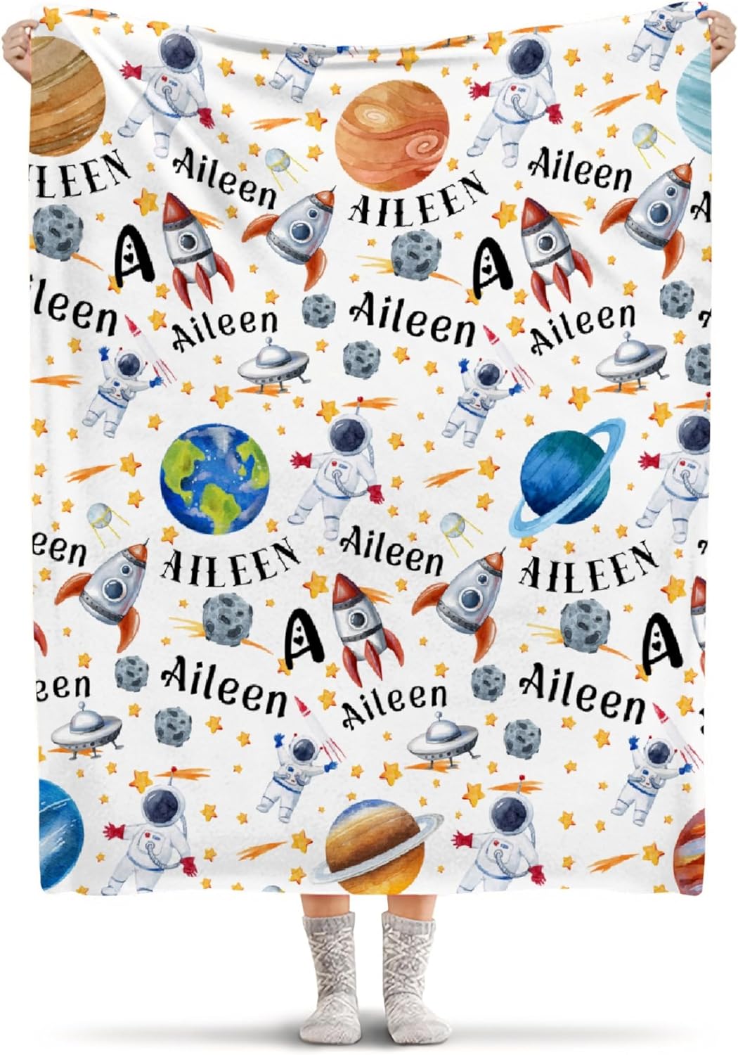 Personalized Space Blankets, Lightweight for All Seasons, Custom Baby ...