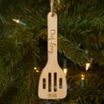 Personalized Spatula Wood Christmas Ornament