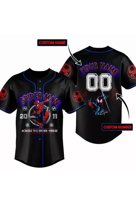 Personalized Spider Man 3D Baseball Jersey Shirt ALL OVER PRINT BEST PRICE - Hot Sale 2026