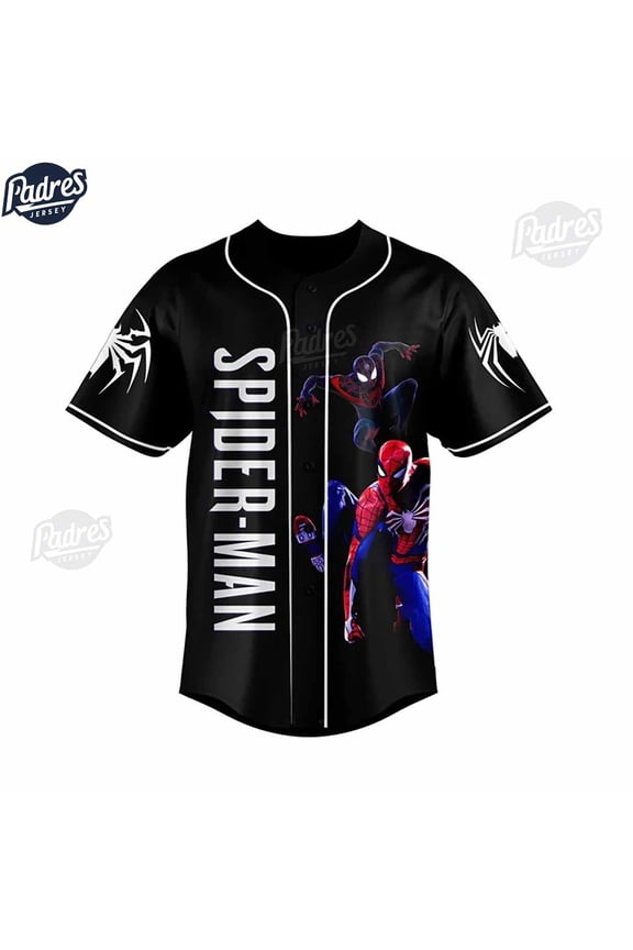 Personalized Spider-Man Baseball Jersey Shirt