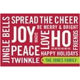 thumbnail image 1 of Personalized Spread The Cheer Holiday Doormat, 1 of 30