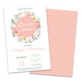 Personalized Spring Florals Bridal Shower Invitations