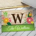 Personalized Spring Monogram Doormat