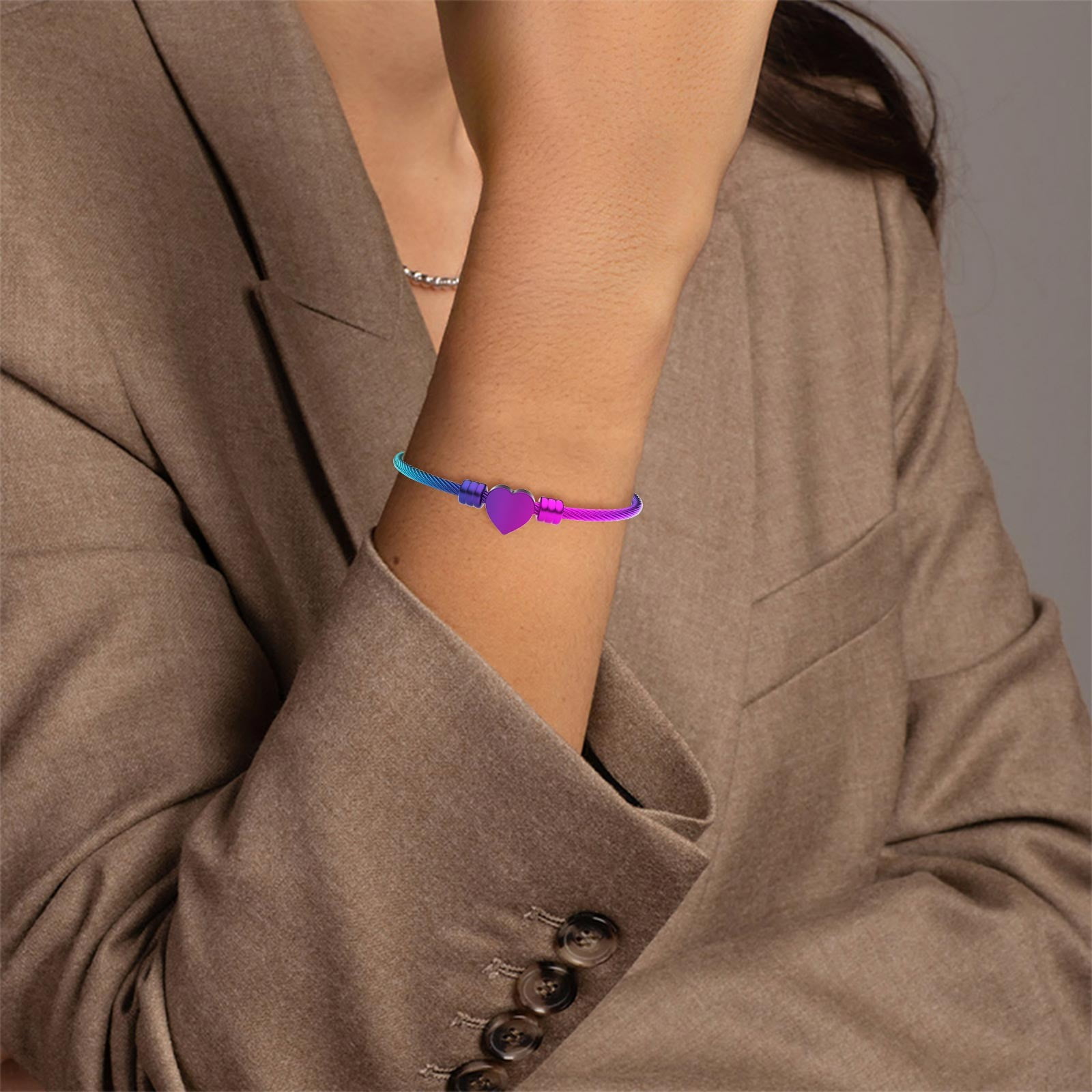 Wire bangle hotsell charm bracelets