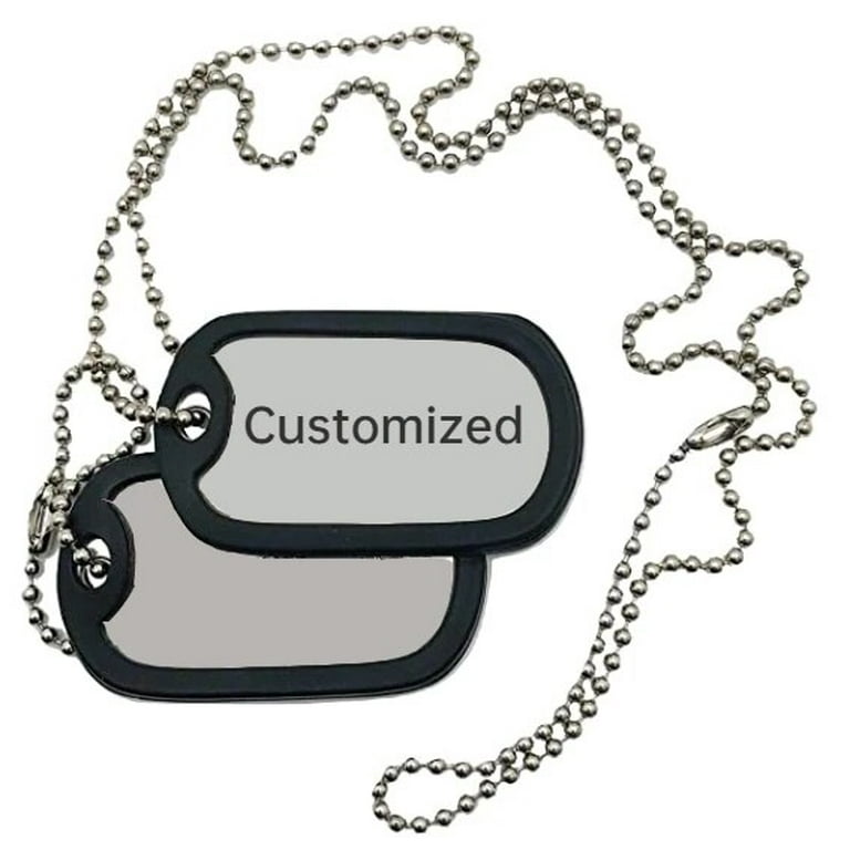 Army name tag necklace store