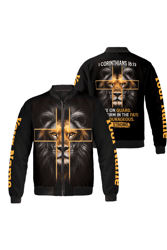 Personalized Stand Firm In Faith Christian All-over Print Bomber Jacket S-5XL Multicolor (5XL)