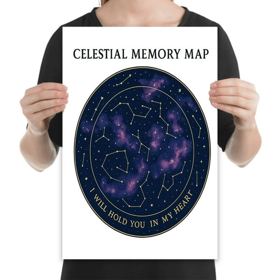 Personalized Star Map Art - Anniversary Decor - 13x19 Poster Print - Home Wall Display