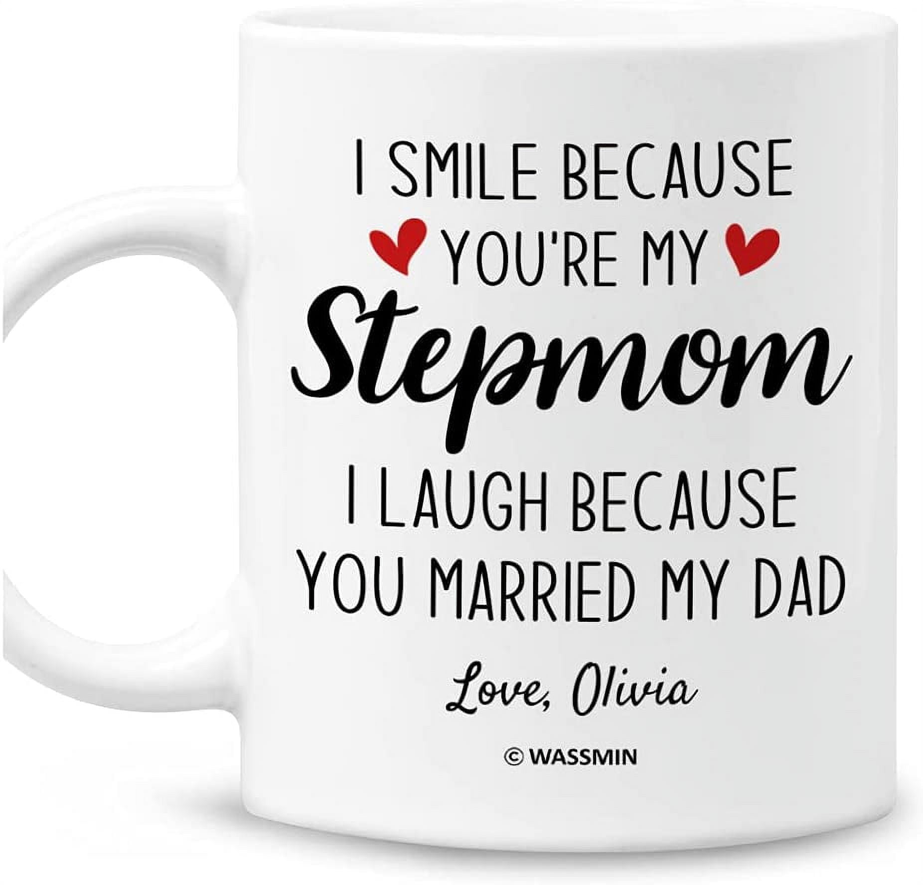 Thank You For Being My Mom Coffee Mug - 11oz Ceramic Cup for Mommy, Mama,  Stepmom, Mother's day - Bi…See more Thank You For Being My Mom Coffee Mug 