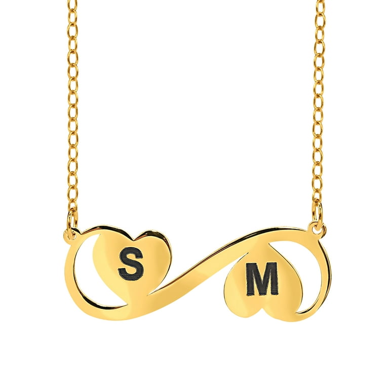 Double Circle Link Necklace Gold-plated Sterling Silver Double Circle Link Necklace Gold-plated Sterling Silver