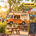Personalized Street Food Truck Acrylic Ornament Window Hanging for ...