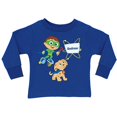 Personalized Super Why! & Woofster Blue Toddler Boy Long Sleeve Tee
