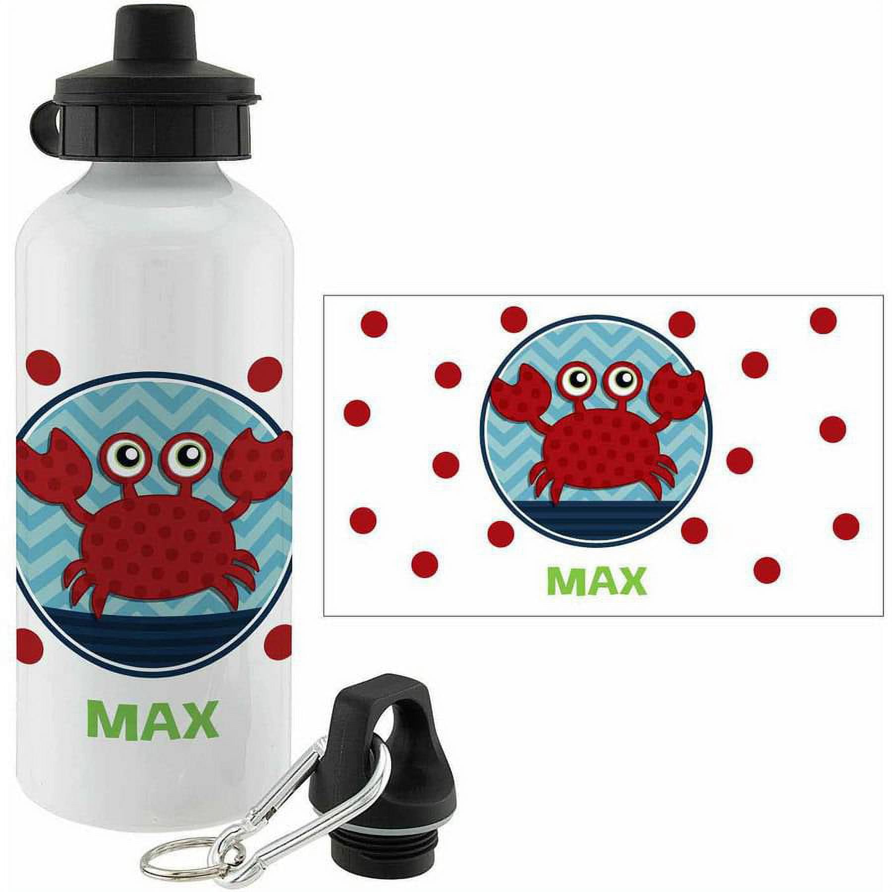Personalized Sweet Crab Water Bottle