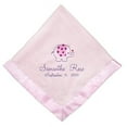 thumbnail image 1 of Personalized Sweet Elephant Pink Baby Blanket, 1 of 2