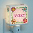 thumbnail image 1 of Personalized Sweet Flowers Night Light, 1 of 1