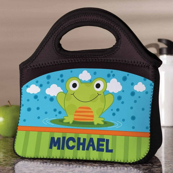 Personalized Sweet Frog Kids Lunch Bag