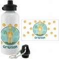Personalized Sweet Giraffe Water Bottle, Boy