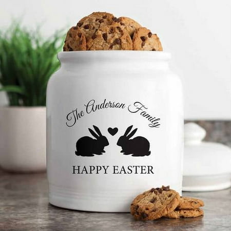 Personalized Sweet Rabbits Treat Jar