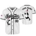 thumbnail image 1 of Personalized Sylvester Cat Baseball Jersey, Looney Tunes Sports Shirt, 1 of 6