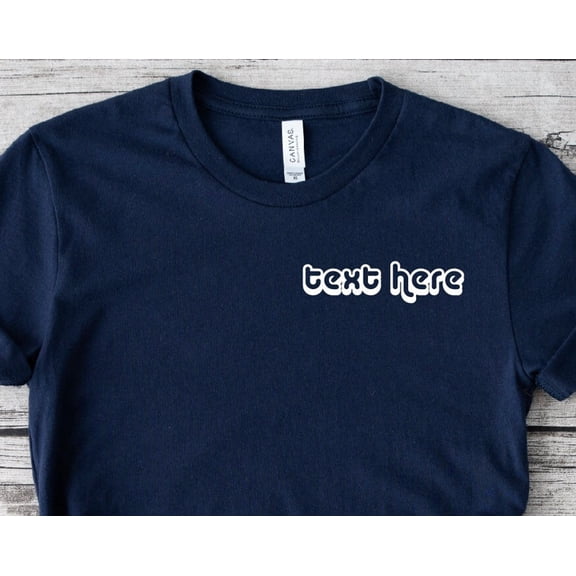 Personalized TShirt Custom Text Shirt Bulk Order