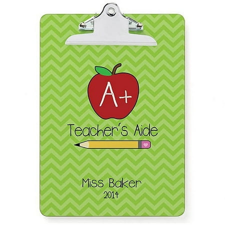 Personalized Teacher's Aide Clipboard