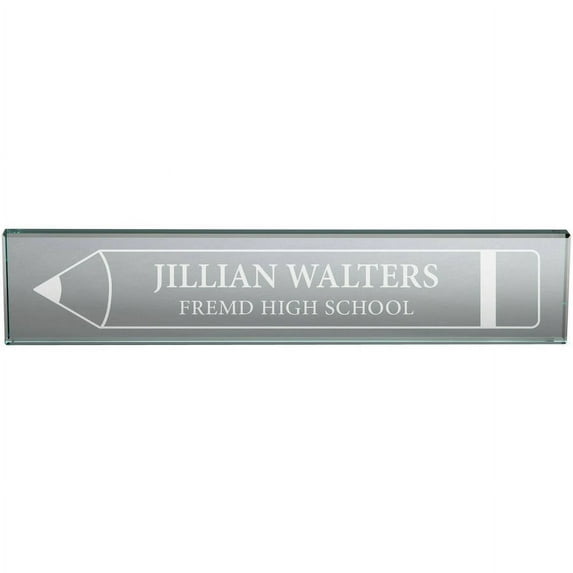 Personalized Teacher's Pencil Name Plate