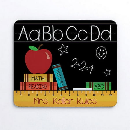 Personalized Teachers Rule Mouse Pad