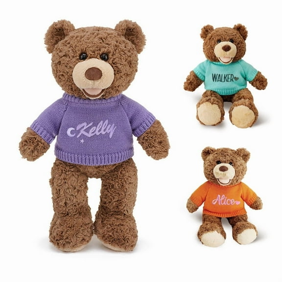 Personalized Teddy Bear – Custom Name Plush Gift for Baby, Mom, or Girlfriend Graduation Valentine’s Day