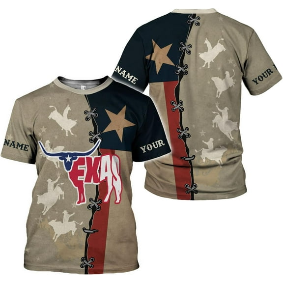 Personalized Texas Flag Shirt and Map Dont Mess with Texas, Customize Name Texas Shirts for Men Women Adult Size (T-shirt, 2XL)