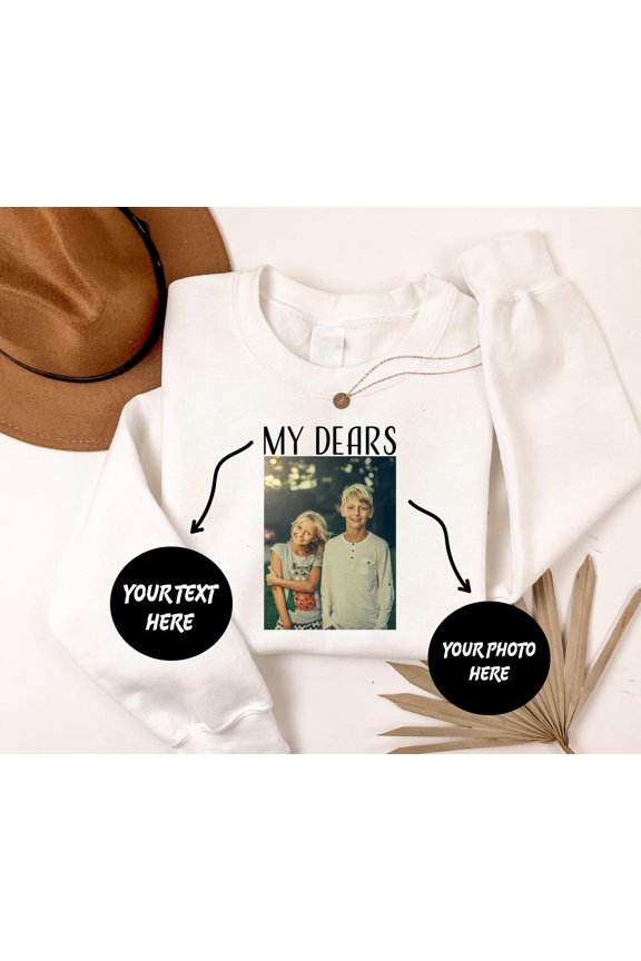 Personalized Text Photo Tee Personalized Any Picture Image Text Shirt Multiple Sizes And C