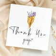 thumbnail image 1 of Personalized Thank You Card with Lavender Bouquet Design – Customizable Name – Perfect for Expressing Gratitude, 1 of 2