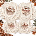 thumbnail image 1 of Personalized Thanksgiving Crew Sweatshirt, Custom Family Name Turkey Fall Graphic Crewneck, 1 of 6