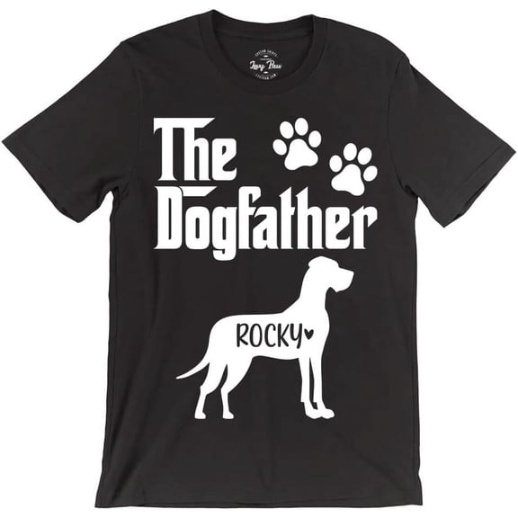 Personalized The Dog Father T-Shirt Great Dane Dad Shirts for Men Great Dane Gifts for Great Dane Lovers Personalized Great Dane Gifts