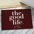thumbnail image 1 of Personalized The Good Life Doormat Available In Multiple Colors, 1 of 1