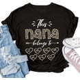 thumbnail image 1 of Personalized This Nana Belongs to Leopard Shirt, Grandma Shirt with Grandkids Name, Custom Shirt for Valentine Day, Mother's, 1 of 3