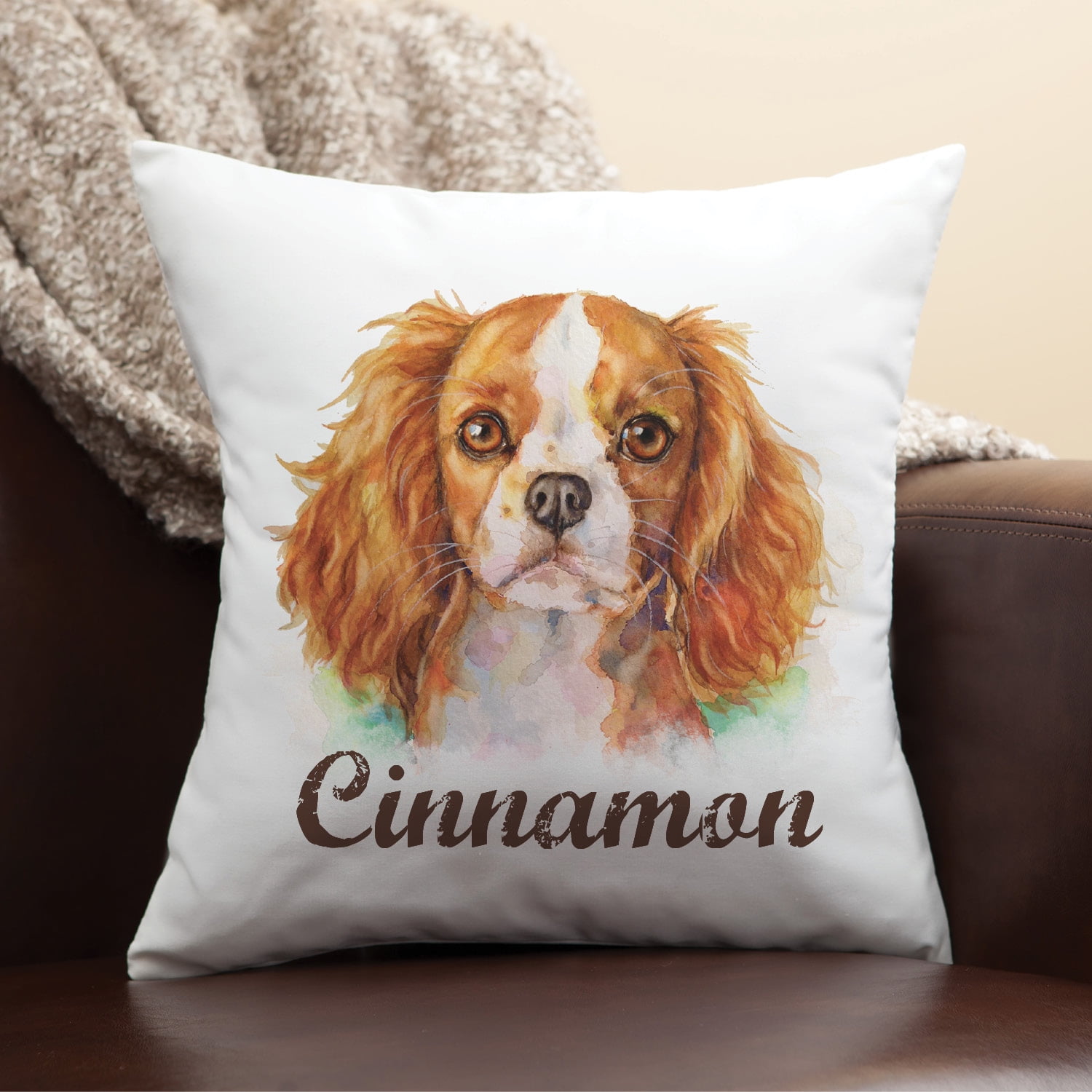 Personalized Throw Pillow Dog Breeds