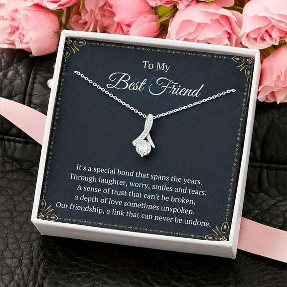 Personalized To My Best Friend Gift, Best Friend Birthday Gift, Best Friend Necklace, Best Friendship Gift, Alluring Beauty., Gift for Friendship Day