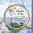 thumbnail image 1 of Personalized To My Daughter-In-Law Suncatcher Stained Glass New Mom First Time Mother's Day Gift, 1 of 4