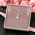 thumbnail image 1 of Personalized To My Mother In Law On Our Wedding Day Necklace, Mother-In-Law Gift, Mother In Law Gift Wedding Day, Wedding Day Gift For Mother In Law, 1 of 8