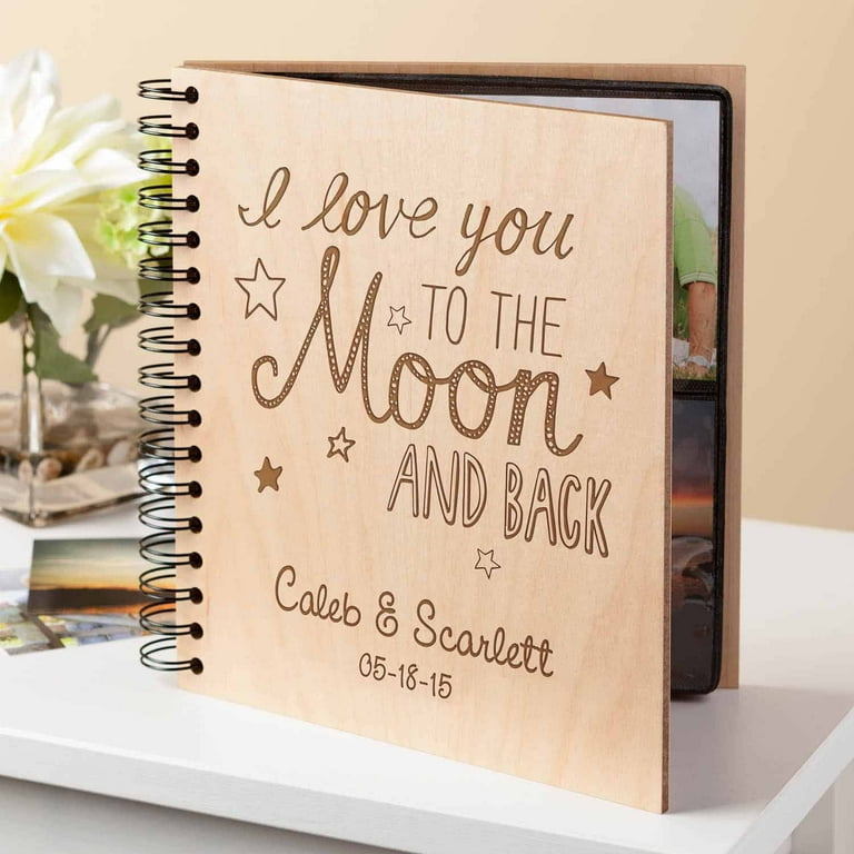 To The Moon & Back Linen Photo Frame 6”x6 – Sugarboo & Co