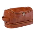 thumbnail image 1 of Personalized Toiletry Bag For Men, Dad,Husband, Large Capacity Leather Travel Kit Handcrafted Custom Name Unique Gift For Wedding Groomsmen Gifts Birthd, 1 of 8