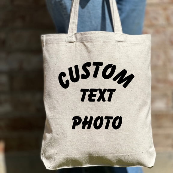 Personalized Tote Bag, Custom Tote Bags, Promotional Tote Bag, Your Text, Image, Trade Sho