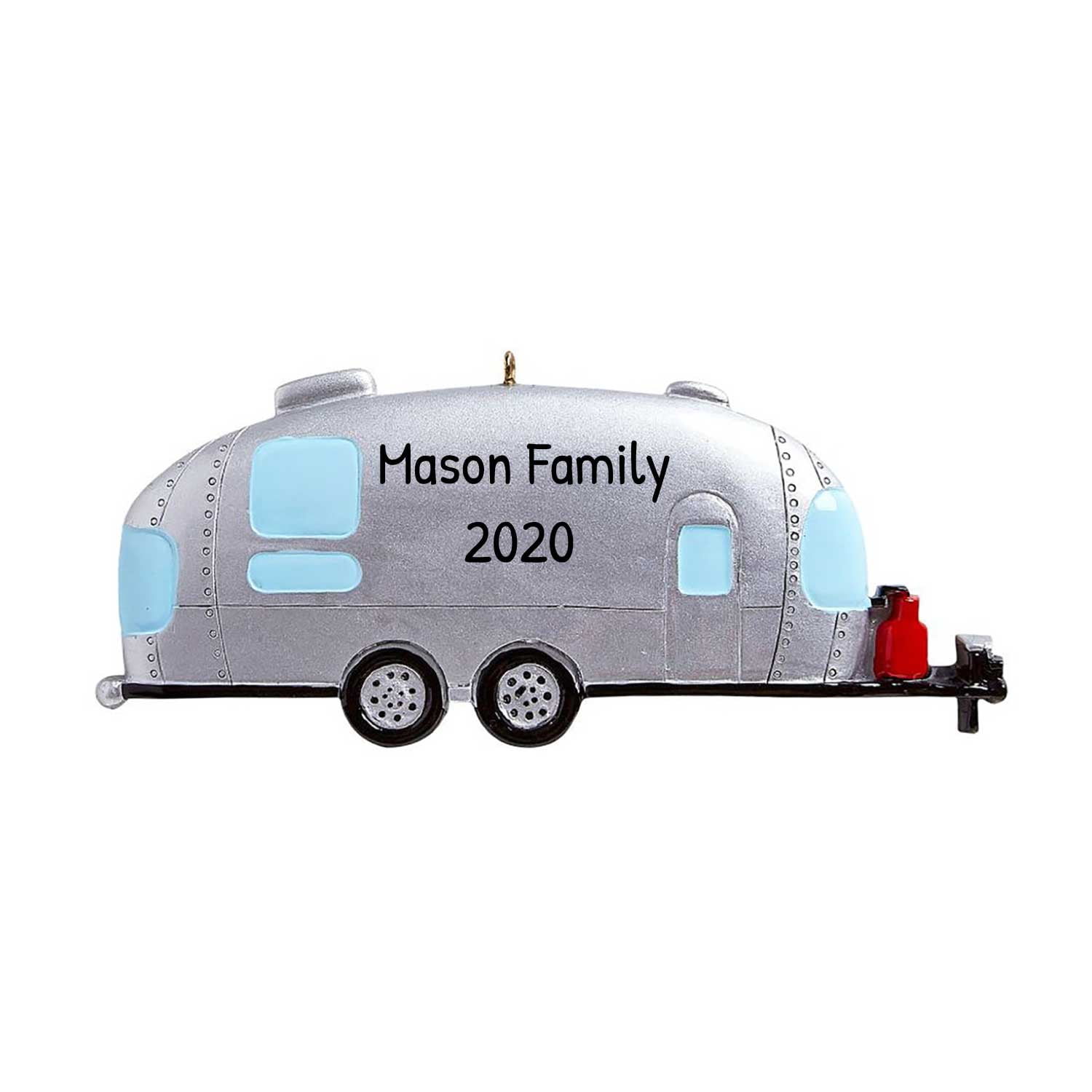 Personalized Trailer Ornament - Air Stream Ornament, Camper Ornament ...