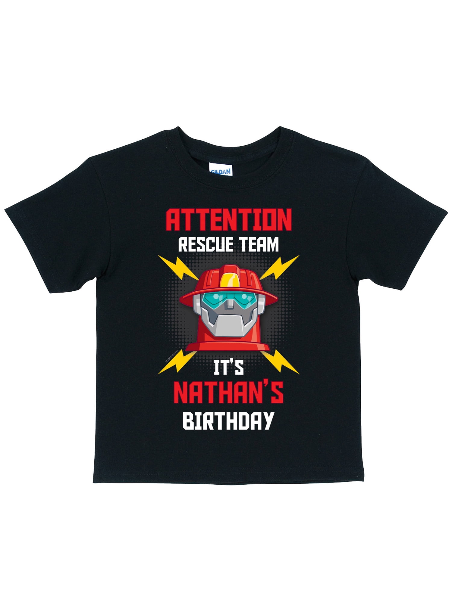 Personalized transformers store birthday shirt