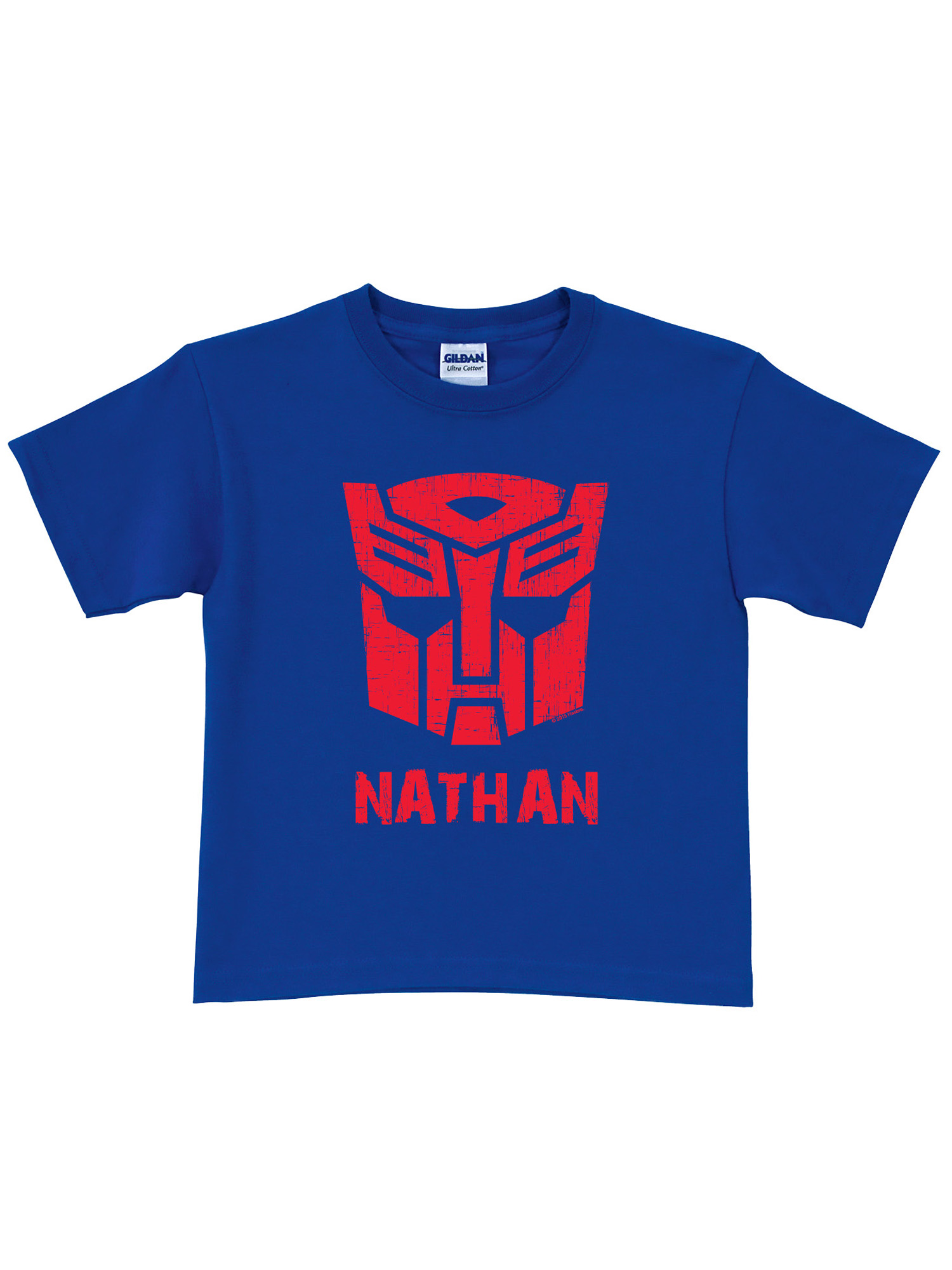 Personalized Transformers Rescue Bots Optimus Prime Royal Blue Toddler Boys' T-Shirt - image 1 of 2
