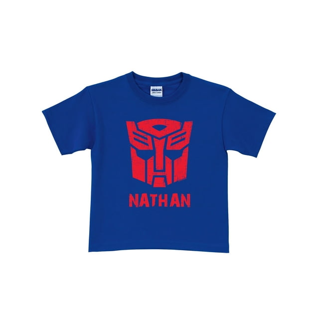 Personalized Transformers Rescue Bots Optimus Prime Royal Blue Toddler Boys' T-Shirt