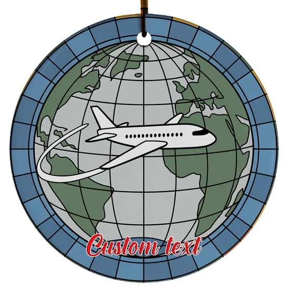 Personalized Travel Adventures Ornament 2025, Custom Traveling Destination Ornament, Vacation Gift, Travel Gift, Gift for Travelers